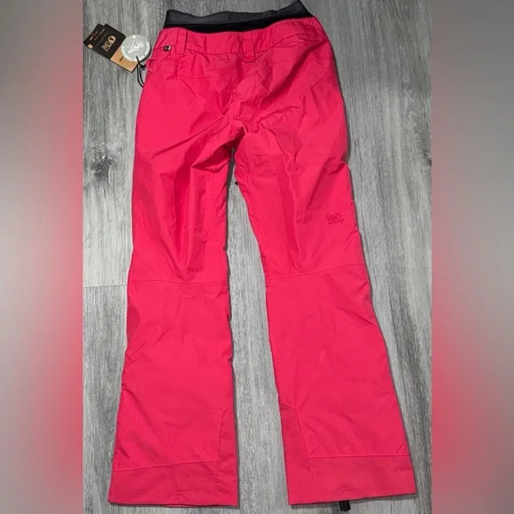 Women's Pink and Tan Ski Jacket - Picture 8 of 14